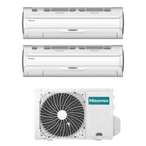 Hisense Silentium Pro Dual Split Smart AC 9000+9000 BTU Inverter R32 Refrigerante Wi-Fi A++ Modelo 2AMW35U4RGC para Uso Doméstico - Product Image 1
