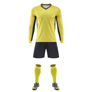 2025-26 Wholesale Red Half Sleeve V-neck 100% Polyester Soccer Jersey with Custom Team Name Single <b>Football</b> Uniform - Product Image 3