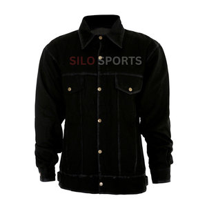 Silo Sports Sskj-003 2025 OEM Best Selling <b>Back</b> Denim Reversible Motorcycle Biker Jacket Men's Protective <b>Pads</b> Low MOQ Wholesale - Product Image 6
