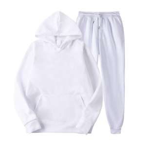 Survêtements Streetwear 100% Coton Personnalisables Unisexe Hiver Imprimés Vierge ou Unis Homme 400gsm Grande Taille Respirants Décontractés - Product Image 1