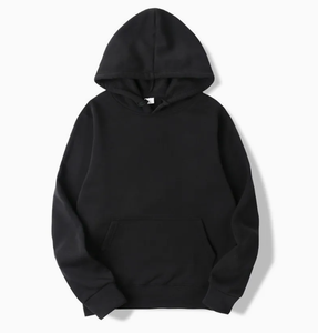 Sweat-shirt à capuche pour homme en molleton d'hiver 100% coton, coupe régulière, épaules tombantes, cordon de serrage, logo personnalisé E 220G - Product Image 5