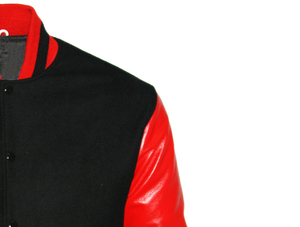 Veste universitaire en laine personnalisée pour homme, patch brodé, style scolaire, poignets côtelés, sport de football, streetwear, lettreman, coupe-vent - Product Image 5