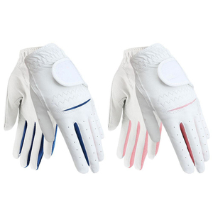 Guantes de golf de cuero a precio de fábrica Cabretta Gran calidad Logotipo personalizado Adecuado Cabretta Guantes de golf de cuero - Product Image 2