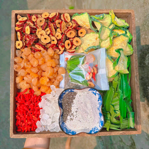 Té verde perfumado de frutas y flores secas mezcladas de origen vietnamita, bolsitas de taza de desintoxicación adelgazante saludable cruda fresca, Té saludable a granel - Product Image 6