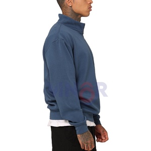 Men's Sweatshirt Half <b>Zip</b> Fleece Pullover Quarter <b>Zip</b> <b>Shirts</b> Cropped Sweat <b>Shirt</b> Quarter <b>Zip</b> Pullover Sweaters style Long Sleeve - Product Image 4