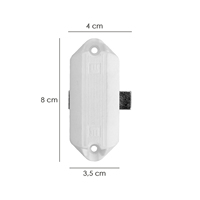 Cerradura Falleba Sin Llave 93/ Blanca