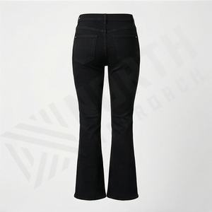 <b>Ladies</b> Fashion Casual Loose Fitting Mid Skinny Denim Cotton <b>Stretch</b> <b>Jean</b> Plus Size Women's Summer Trousers High Quality Clothing - Product Image 2