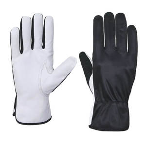 Gants de course en cuir de vache véritable unisexe toutes saisons, sport, extérieur, travail, jardinage, conduite, cyclisme, construction, protection anti-UV - Product Image 1