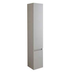 Mueble de Baño de Diseño Italiano Koricini Gris Perla, Gabinete de Columna de 2 Puertas con Sospesa Bagno - Product Image 1