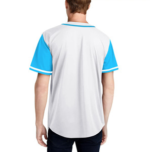 Maillot de baseball à manches courtes personnalisé en vente directe d'usine avec logo personnalisé meilleur uniforme de softball - Product Image 2