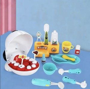 17PCS Plastic Doctor <b>Dentist</b> <b>Toy</b> Set for Kids-Pretend Play Role Play Educational <b>Toy</b> <b>Kit</b> - Product Image 3
