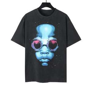 Camisetas de Gimnasio con Cuello Redondo para Hombre, Estilo Hip Hop, Calidad Premium, Ropa Casual, Transpirable, 100% Algodón, Peso de la Tela 220 Gramos - Product Image 5