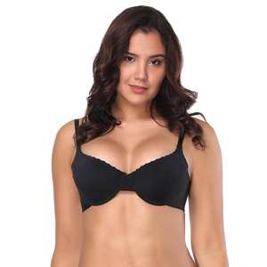 Reggiseno push-up comodo Oh Yeah Lover 75B, liscio e senza cuciture, taglia, nero/bianco, da donna - Product Image 1