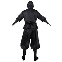 Costume de performance personnalisé pour adultes unisexe noir et blanc, style Ninja, boxe, arts martiaux, cosplay, respirant, uniformes 100% coton