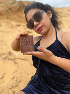 Nuevos diarios de bloqueo de cierre de cuero tallados a mano con piedra semipreciosa Boho tradicional Vintage diario de viaje con bloqueo de cuero - Product Image 4