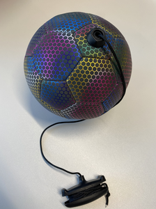 Reflective Football LED Football <b>String</b> Soccer <b>Balls</b> Glowing Football <b>Balls</b> PU Reflective Training <b>Balls</b> Skill Soccerballl - Product Image 2