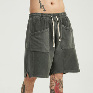 Vêtements de sport pour la course Short de gym respirant Compression personnalisée Sweat Training Workout Fitness Athletic Sports Nylon Men Black Print - Product Image 6