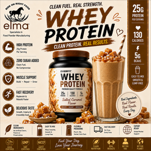 Proteína de Suero de Leche Aislada EVERFIT WPI en Polvo, Sabor Pistacho, 2 kg, 25 g de Proteína, Sin Azúcar Añadido, Halal, OEM, Marca Privada, Crecimiento Muscular - Product Image 1
