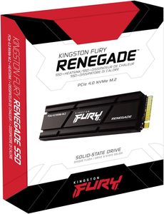 Kingston Fury Renegade 1TB PCIe Gen 4,0 NVMe M.2 SSD interno para juegos con disipador de calor | Listo para PS5 | Hasta 7300 MB/s | SFYRSK/1000G - Product Image 4