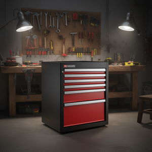 Gabinete de Herramientas Facom de Una Sola Base con 6 Cajones, Color Rojo - Product Image 3