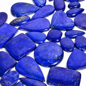 <b>Lapis</b> <b>Lazuli</b> Loose Gemstone Cabochons Mix Shape Wholesale Lot Natural Polished Stones for Handmade Jewelry Making Projects - Product Image 3