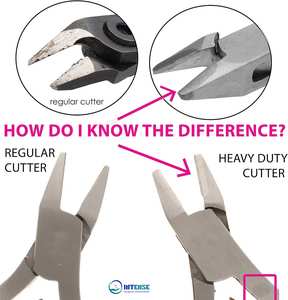 Cortador de cadena de acero inoxidable con punta redonda y plana con cuchillas de carburo de tungsteno para la fabricación de pulseras, collares y pendientes - Product Image 3