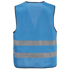 Nouveau gilet de sécurité réfléchissant fluorescent pour le travail estival, haute visibilité, imperméable, polyester respirant, construction, logo personnalisé - Product Image 6