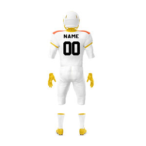 Camiseta de Fútbol Americano Sublimada Personalizada de 14 Paneles de Secado Rápido, Diseño OEM, Hecha en Pakistán, Uniforme de Fútbol Americano - Product Image 6