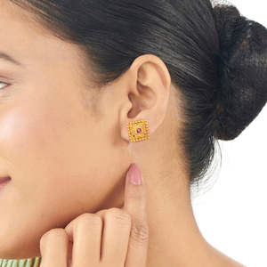 Pendientes de Aro de Oro de 14k para Mujer con Diamantes y Perlas - Chapados en Oro Blanco y Amarillo Rosa - Product Image 2