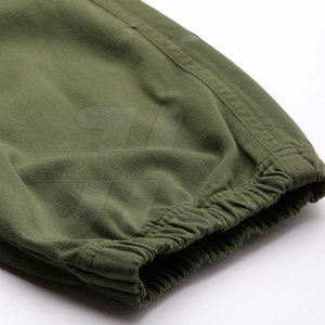 กางเกงคาร์โก้ของผู้ชายผ้าฝ้ายลายตรงเอวกลางน้ำหนักเบาดีไซน์ใหม่สำหรับงานหนัก - Product Image 6