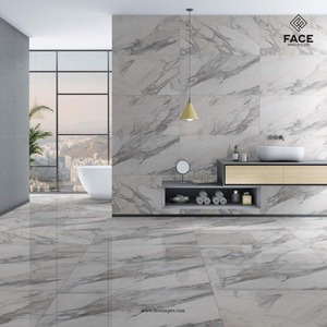 DLG 97 Glossy 600x600mm Carreaux en porcelaine de qualité supérieure Design moderne antidérapant Garantie de 5 ans Salle à manger Salle de bain - Product Image 1