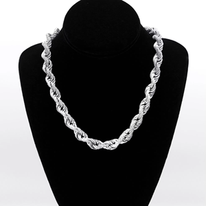 สร้อยคอโซ่ฮิปฮอปทอง10K 14K สุดพิเศษสไตล์ไมอามี่ประดับเพชรสุดหรูสำหรับผู้นำเทรนด์ - Product Image 1