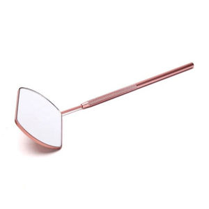 Adjustable Stainless Steel <b>Wall</b> Mounted <b>Gold</b>-Plated Customizable Eyelash Inspection <b>Mirror</b> for Single Lash Extension Artists - Product Image 1