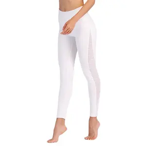 Conjunto de logotipo personalizado para mulheres, conjunto de 2 peças de leggings estampadas com sutiã para yoga