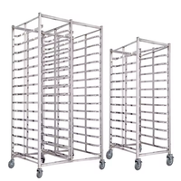 Certification CE Chariot de plateau de cuisson Chariot de plateau de cuisson en acier inoxydable Chariot de cuisson en acier inoxydable