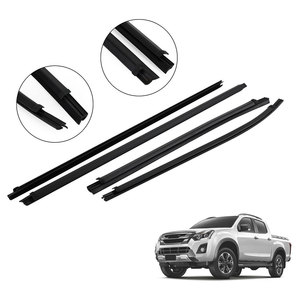 ยางขอบประตูด้านนอกสำหรับรถยนต์อีซูซุ ดีแม็กซ์ ปี 2012-2018 รุ่น HYA  อะไหล่ทดแทน 8-98340807-0 8-98340808-0 8-98052197-2 8-98052198-2 - Product Image 1