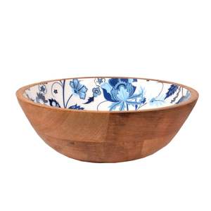 Bol en bois ustensiles de cuisine polyvalents bol alimentaire pour salade et fruits bol de service prix d'usine direct. - Product Image 2