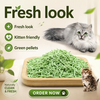 Emballage personnalisé OEM, litière pour chat au tofu, fournisseur de marque privée, litière pour chat agglomérante en gros pour les marques et distributeurs d'articles pour animaux de compagnie