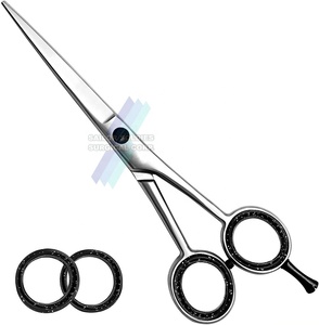Ciseaux de coiffure professionnels coupe de cheveux Salon de coiffure acier inoxydable barbier ciseaux de coupe de cheveux moins cher - Product Image 1
