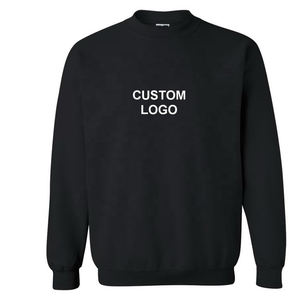 Sudadera De algodón con Logo personalizado para hombre y mujer, ropa para parte superior masculina, con logotipo bordado, cuello redondo, estilo francés, Unisex - Product Image 2