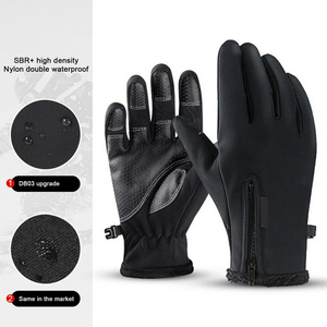 Guantes de Motociclismo de Piel de Oveja, Transpirables, Cómodos, con Protección Completa en la Palma, Unisex, Alpha Racing, para Uso Diario - Product Image 4
