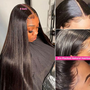Peluca Lisa Svolna Bob al por Mayor, 100% Cabello Humano Virgen, Brasileño, Peruano, Indio, Peluca HD, Cabello Humano Natural - Product Image 3
