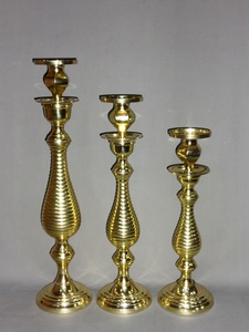 Fabriqué à la main Vintage Antique Aluminium décor à la maison décoration de Table bougeoir de noël bougeoir mariage cadeau décoratif - Product Image 4