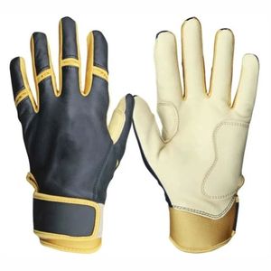 Recién llegado, guantes profesionales de bateo de béisbol para adultos, diseño personalizado, logotipo, guantes de cuero para deportes al aire libre para Catcher - Product Image 3