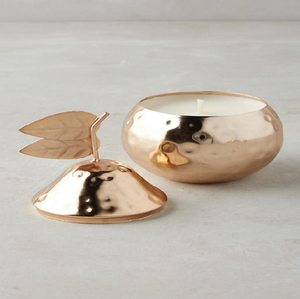 Dos candelabros redondos, metálicos, uno de oro y otro de oro rosa a precio mayorista - Product Image 5