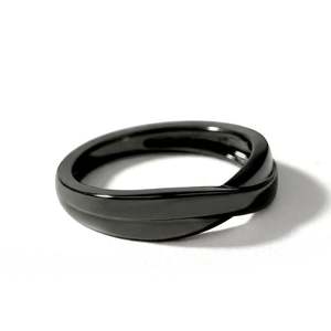 Bague Jeulia moderne noire en argent sterling avec pierre précieuse naturelle - Product Image 3