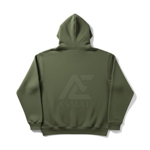 Sudadera con capucha bordada personalizada de alta calidad para hombre al por mayor, sudadera con capucha bordada de algodón OEM para adultos - Product Image 5