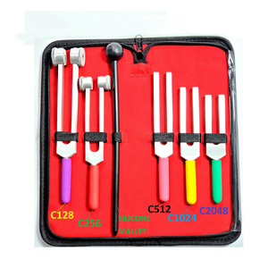 Diapasones de alta calidad para la curación vibracional | Juego de diapasones médicos de aleaciones de aluminio CHAKRA - Product Image 2