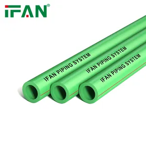 IFAN anpassbare PPR-Typen von Kunststoff-Wasserrohr 20-160 mm PPR-Rohr weiß gelb grau blau grün braun Kunststoffrohr