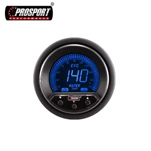 60mm Water <b>Temperature</b> <b>Gauge</b> Universal Auto Racing Auto Automobile 4 Colors - Product Image 1